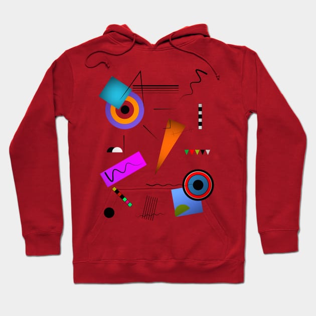 Kandinsky Style Hoodie by GraphicMonas